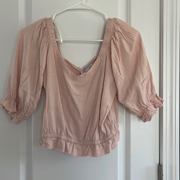 Petal & Pup Tops Petal Pup Crop Top Pale Pink Size 4 Poshmark